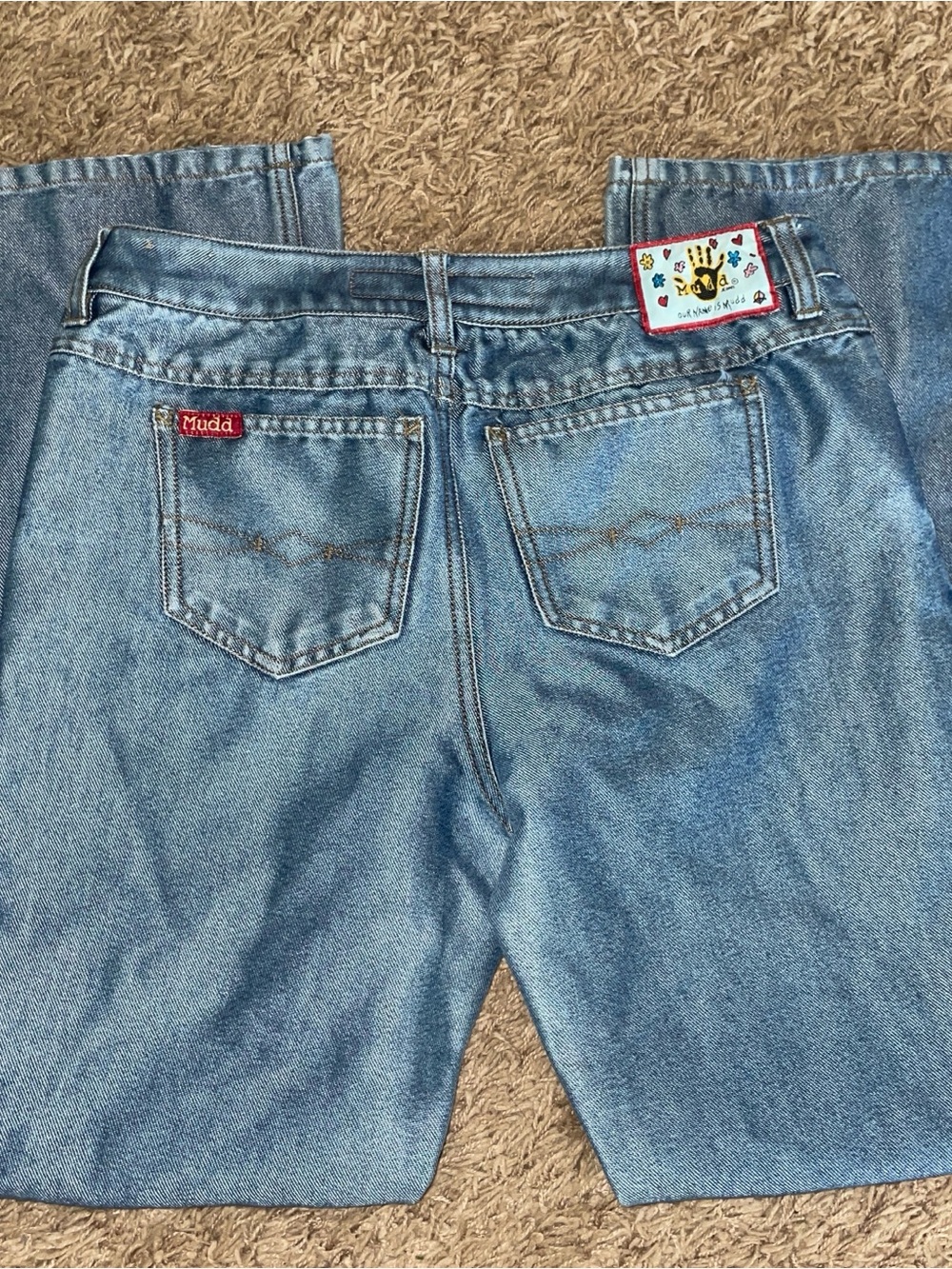 Mudd Light Blue Kids Denim Jeans with Back Pocket Detail